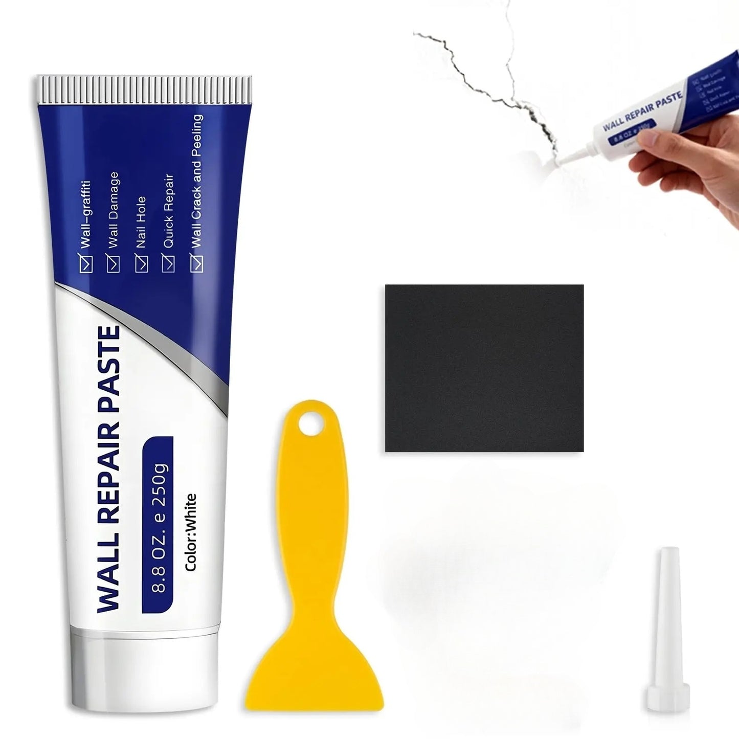 Drywall Wall Spackle Repair Kit with Scraper
