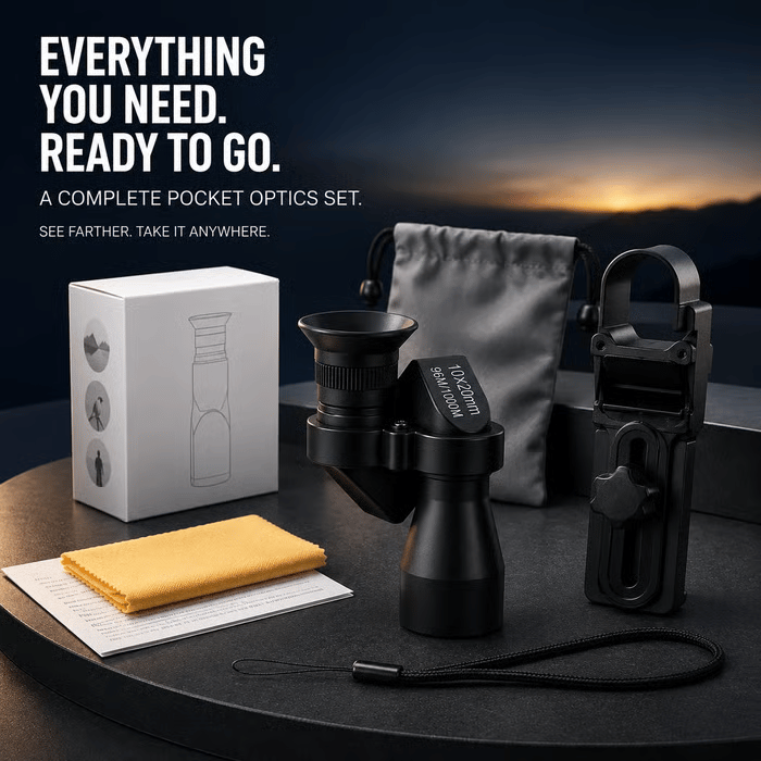 π₯ Last Day 49% OFF π 10Γ20 Mini Monocular Phone Telescope β Pocket Long-Distance Viewer with Adjustable Smartphone Clip