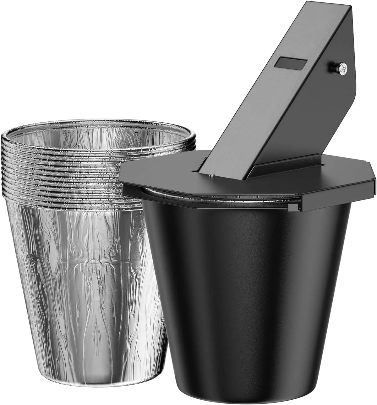 Kitchenware Square Steel Grease Drip Bucket with Lid