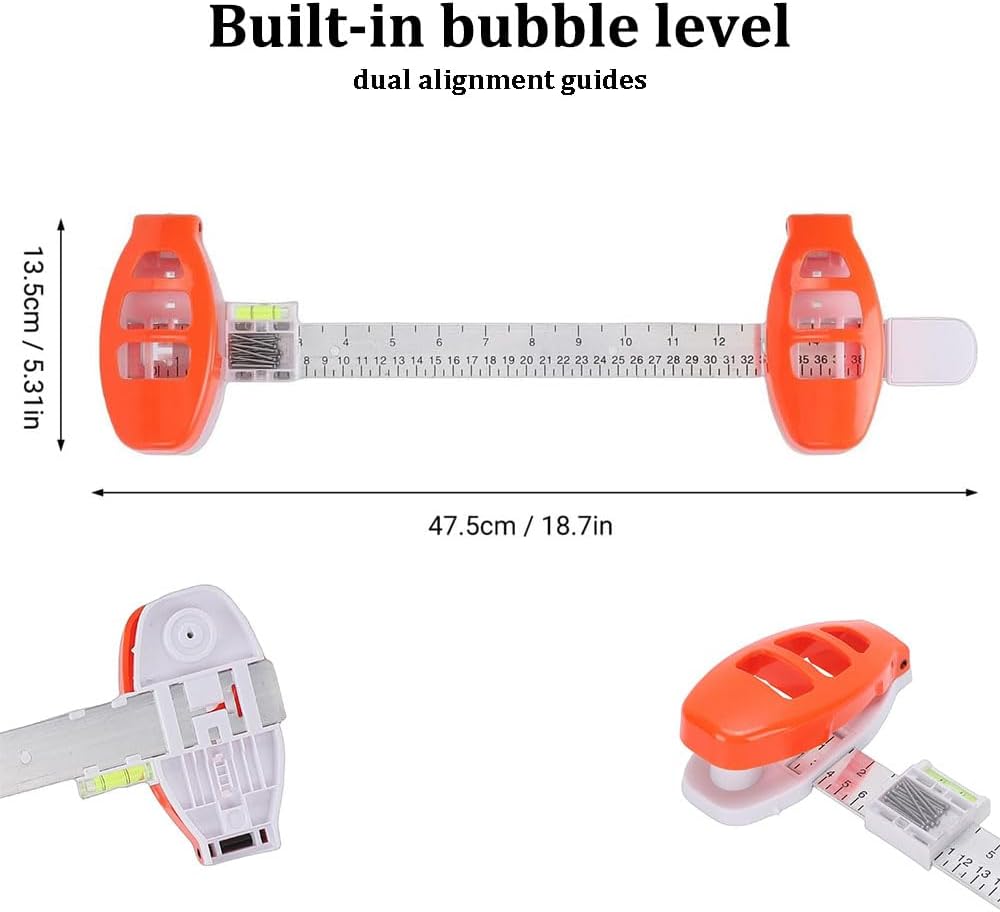 🛠️ 3-in-1 Picture Hanging Tool | Hammer-Free Magnetic Nail System with Level
