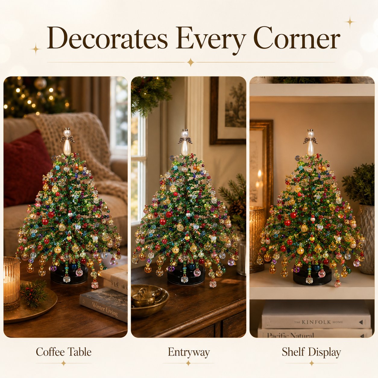 π Unique Christmas Gift 2026 | DIY Beaded Christmas Tree Craft Kit for Creative Holiday Fun