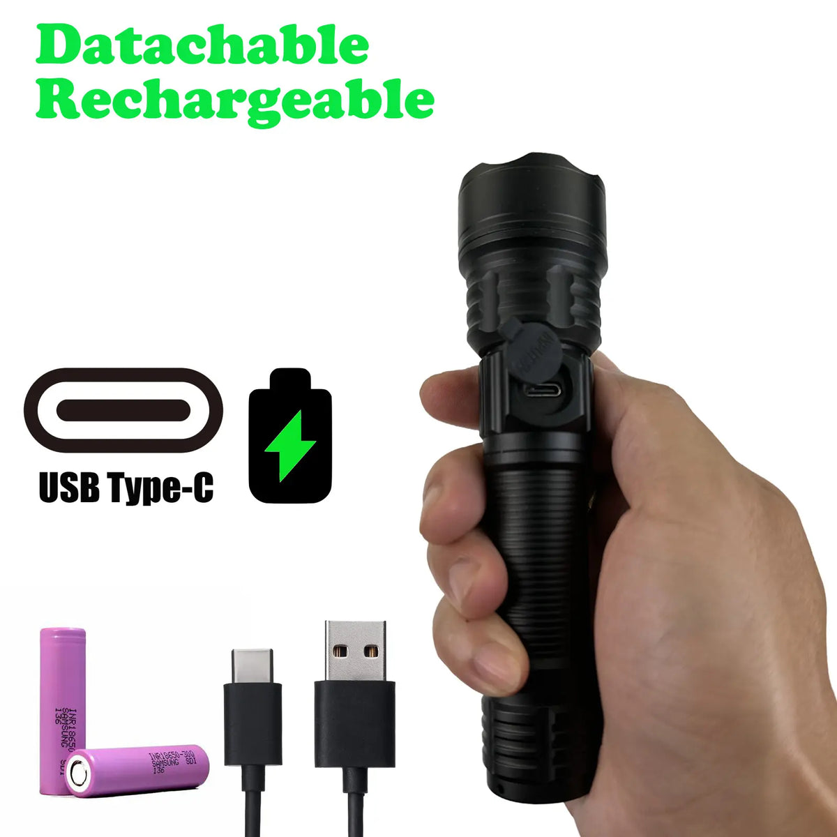 🌟🔦 2000 Lumens Rechargeable Blood Tracking Light 🔦 For Night Hunting