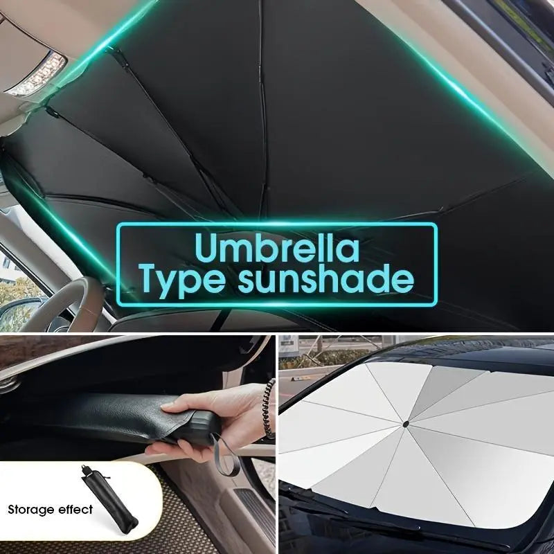 🔥Summer Flash Sale 50% OFF -🚗Universal Portable Car Windshield Sunshade