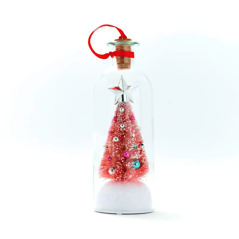 Forever Voice Recordable Christmas Tree Bottle – Personalized Message Ornament That Saves Voices Forever – Heartfelt Christmas Gift for Mom, Kids, Friends & Loved Ones