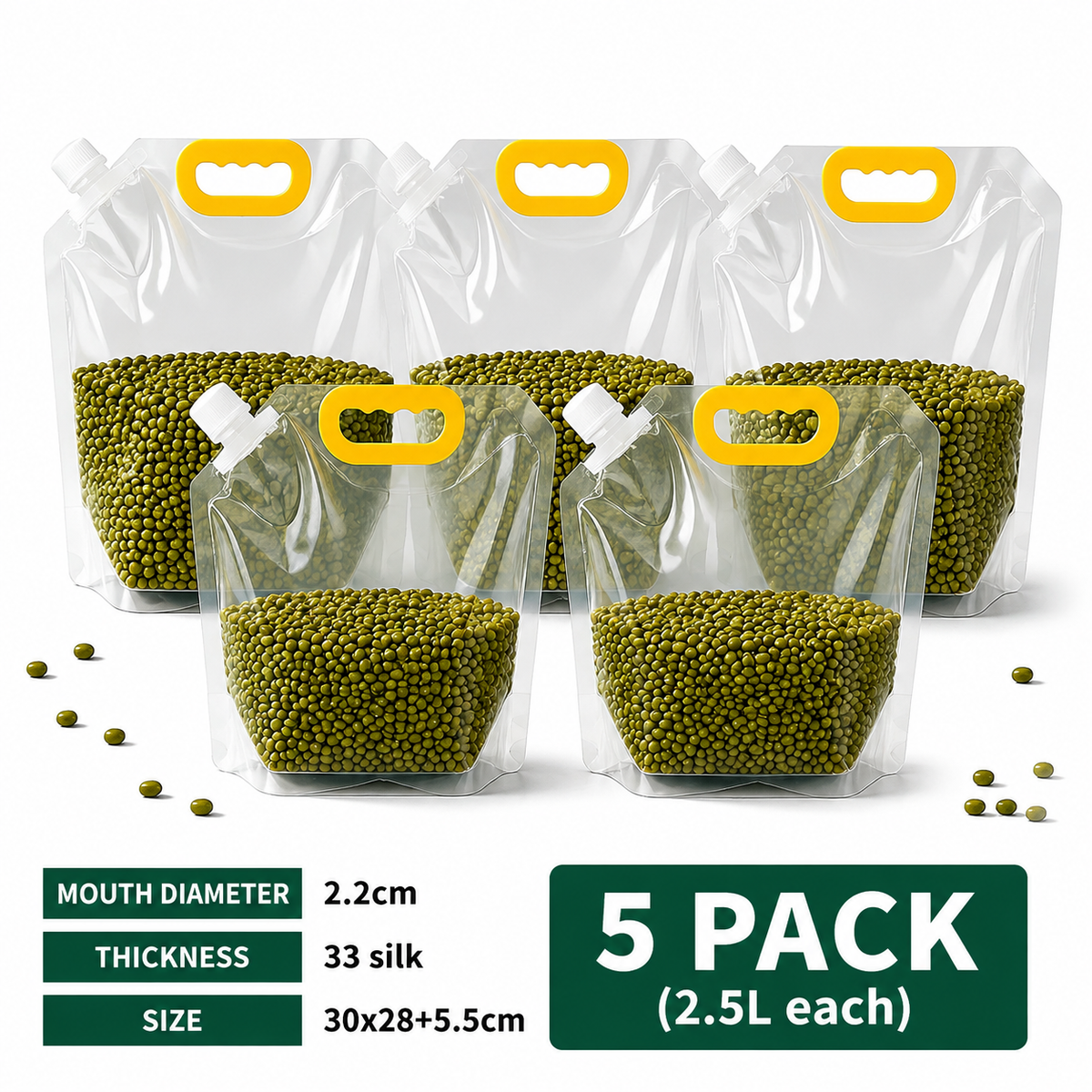 ๐พ Airtight Grain Storage Bags with Handle
