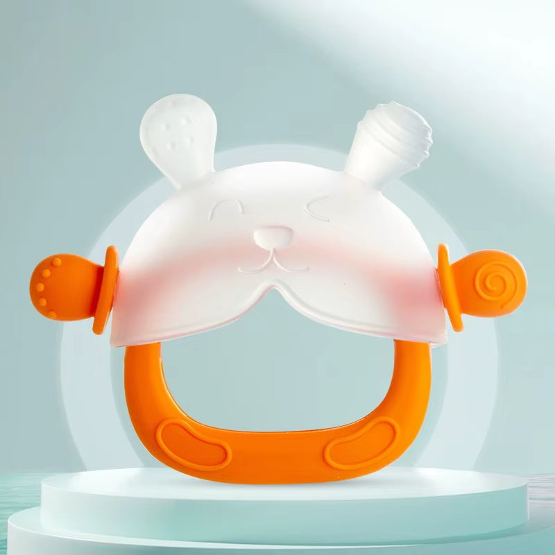 🔥Buy 1 Get 1 Free🔥Bunny Teether Mitten – Safe, Fun, and Soothing for Babies