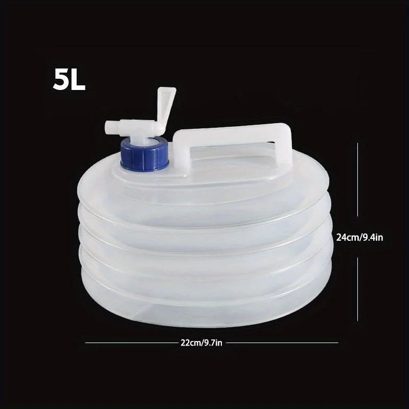 Lightweight Foldable Water Bucket with Faucet (5L)
