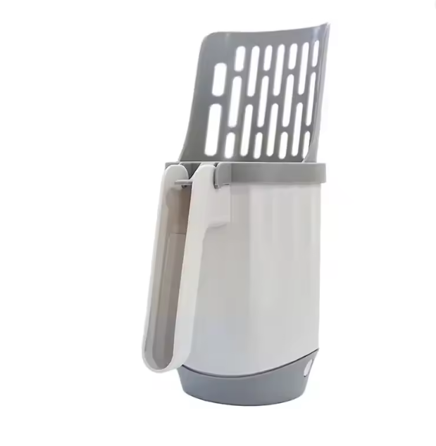 The Mess-Free Cat Litter Scoop - Cat Litter Scoop with Holder,2 in 1 Cat Scoop