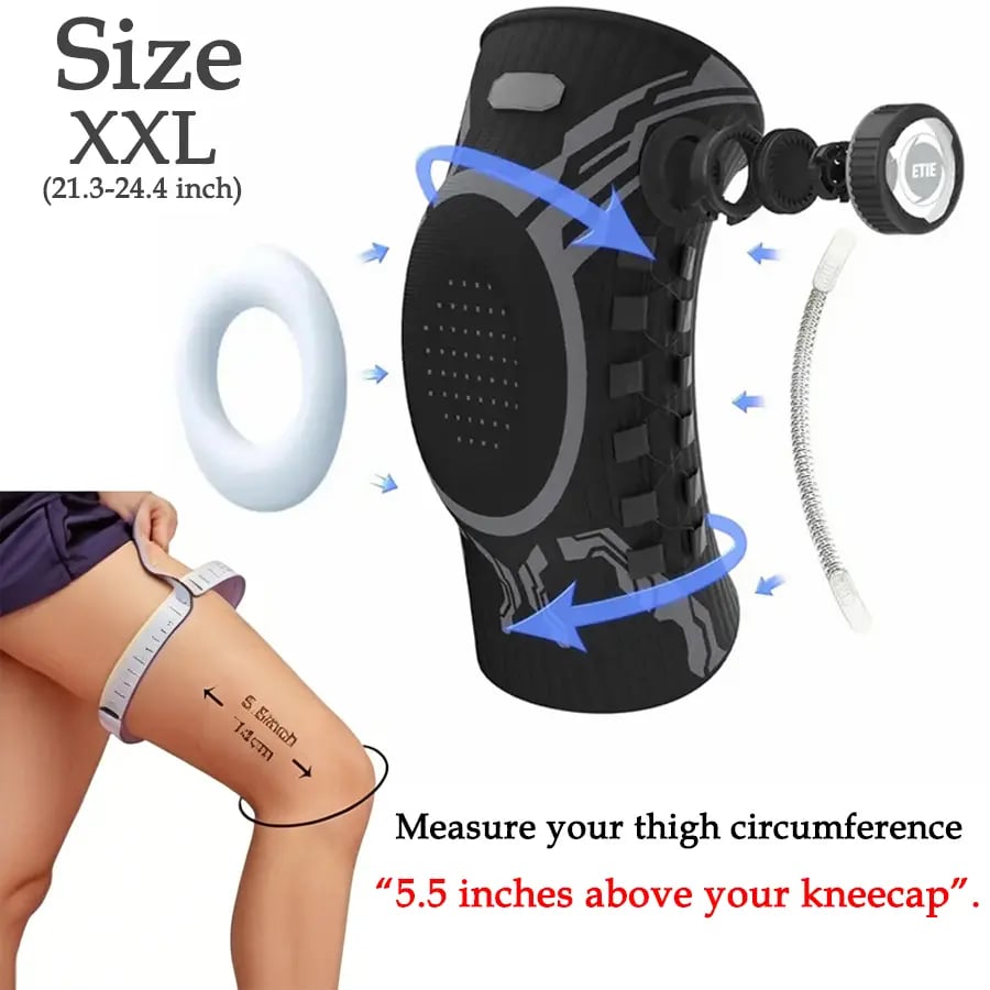 🔥 LAST DAY 49% OFF - 🏃 Dial‐Adjustable Knee Support Brace