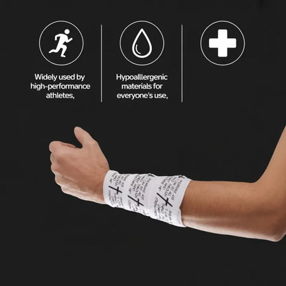 2 Pcs Christian Athletic Tape 2 in x 23 ft Cotton Zinc Oxide