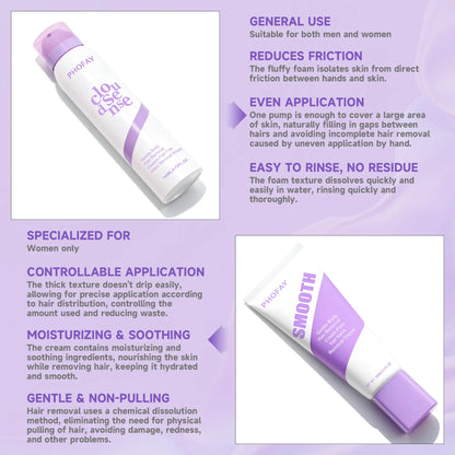 PHOFAY Painless Hair Removal Cream for Sensitive Skin