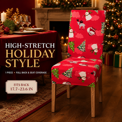 🎄Christmas High-Stretch Dining Chair Cover