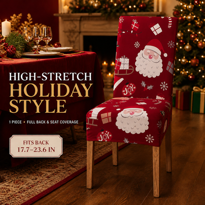 🎄Christmas High-Stretch Dining Chair Cover