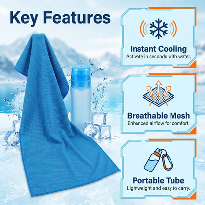 Double Layer Honeycomb Instant Cooling Sport Towel