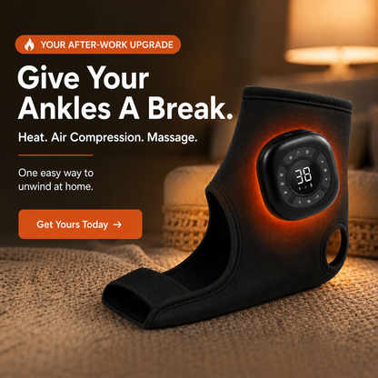 Heated Foot & Ankle Compression Massager
