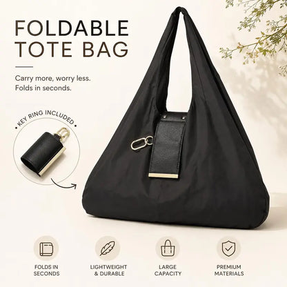 Foldable Keychain Storage Tote Bag for Women
