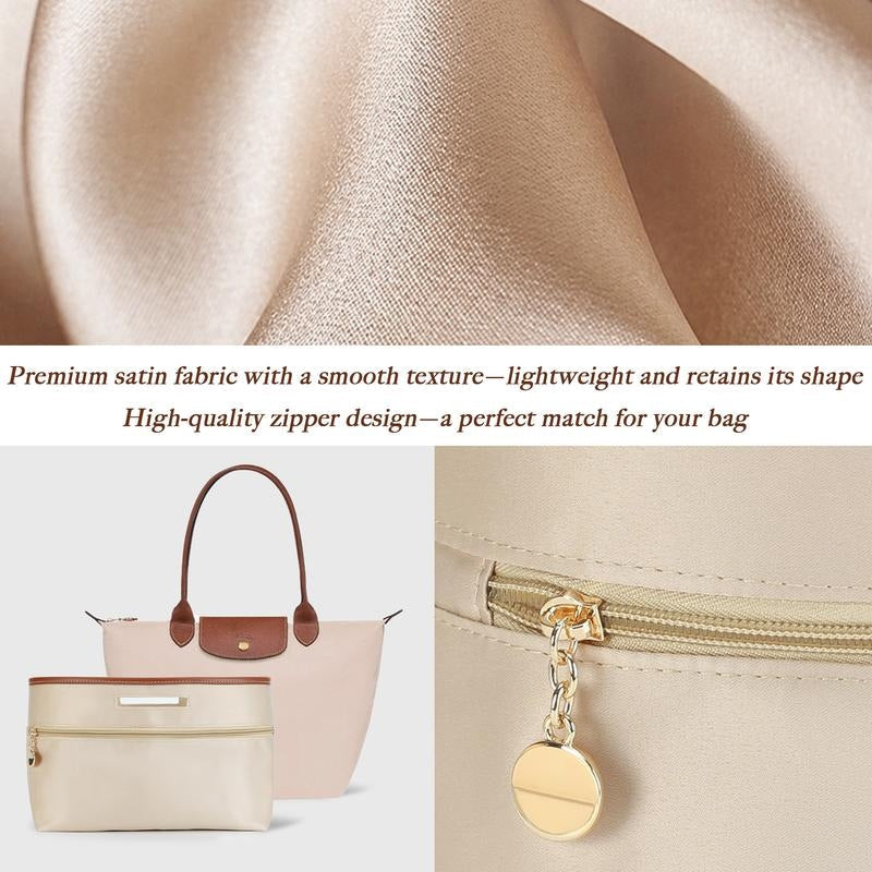 👜 Soft Satin Tote Organizer – Protect & Organize Your Favorite Handbag✨