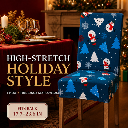 🎄Christmas High-Stretch Dining Chair Cover