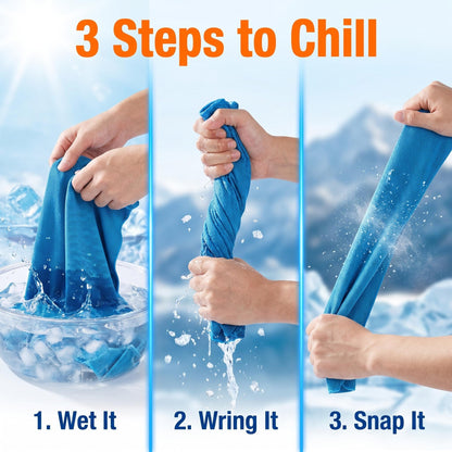 Double Layer Honeycomb Instant Cooling Sport Towel