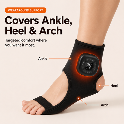 Heated Foot & Ankle Compression Massager