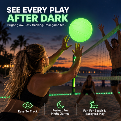 🏐 Glow-in-the-Dark Volleyball – Light Up Every Game After Sunset
