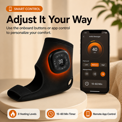 Heated Foot & Ankle Compression Massager