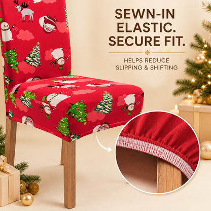 🎄Christmas High-Stretch Dining Chair Cover