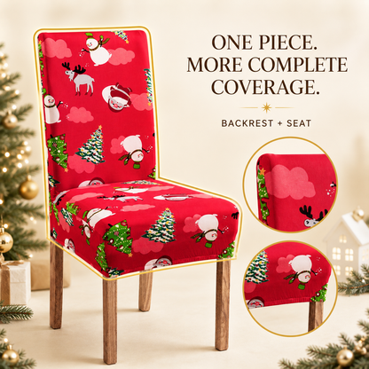 🎄Christmas High-Stretch Dining Chair Cover