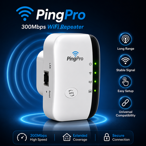 🏆#1 Best Seller-PingStopperPro gaming Wi-Fi booster