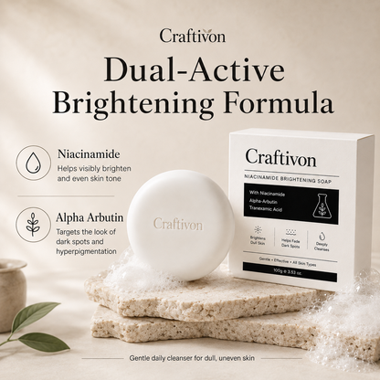 🔥Niacinamide Whitening Brightening Soap – 100g