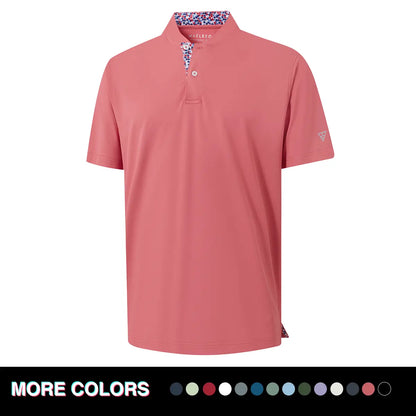 MAELREG Men's Golf Shirts - Moisture-Wicking Casual Henley