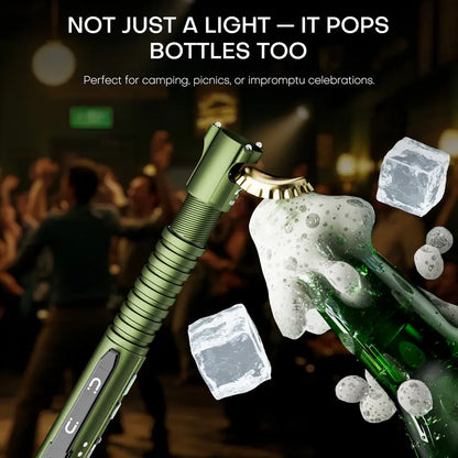 800-Lumen Rechargeable EDC Flashlight with Magnetic Base