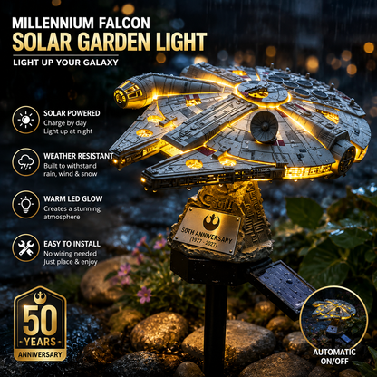 🌟60th Anniversary Enterprise NCC-1701 Solar Garden Light