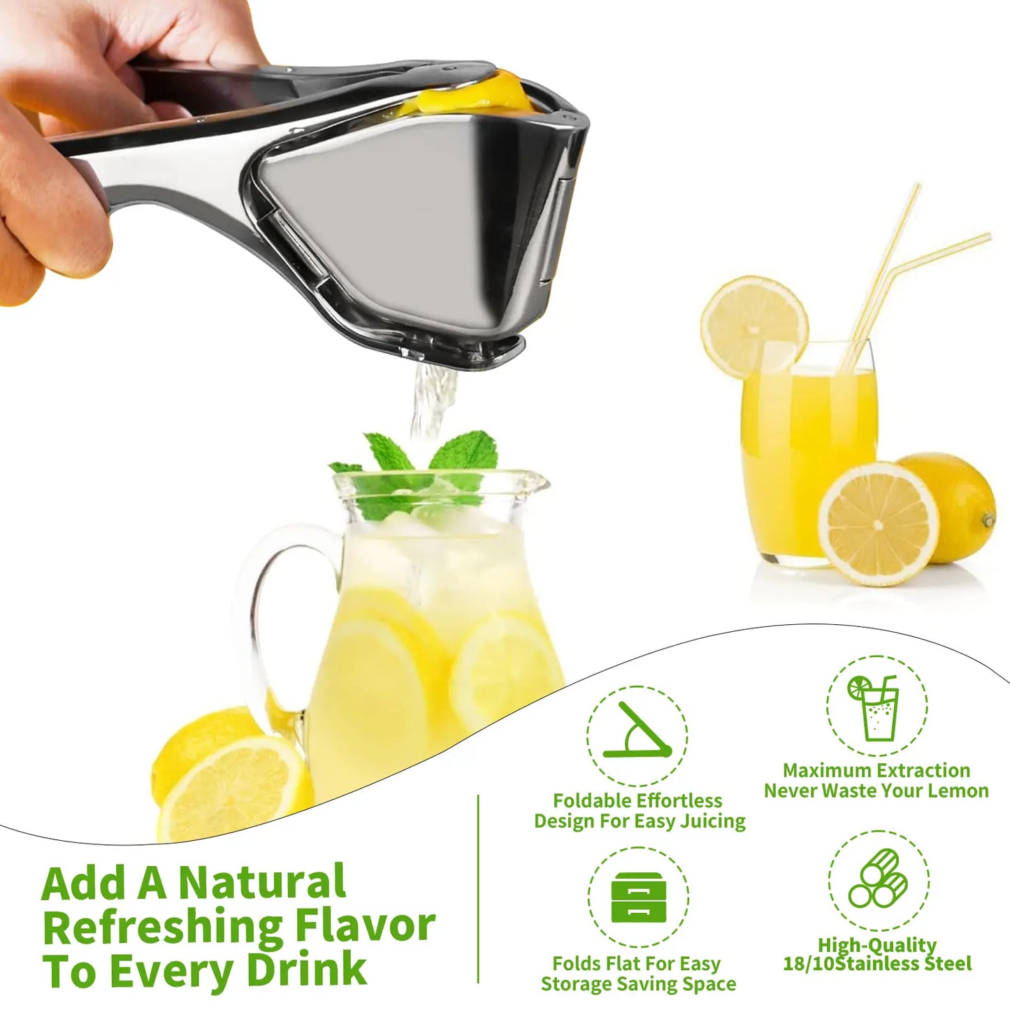 Arel Stainless Steel Citrus Squeezer for Fresh Juice