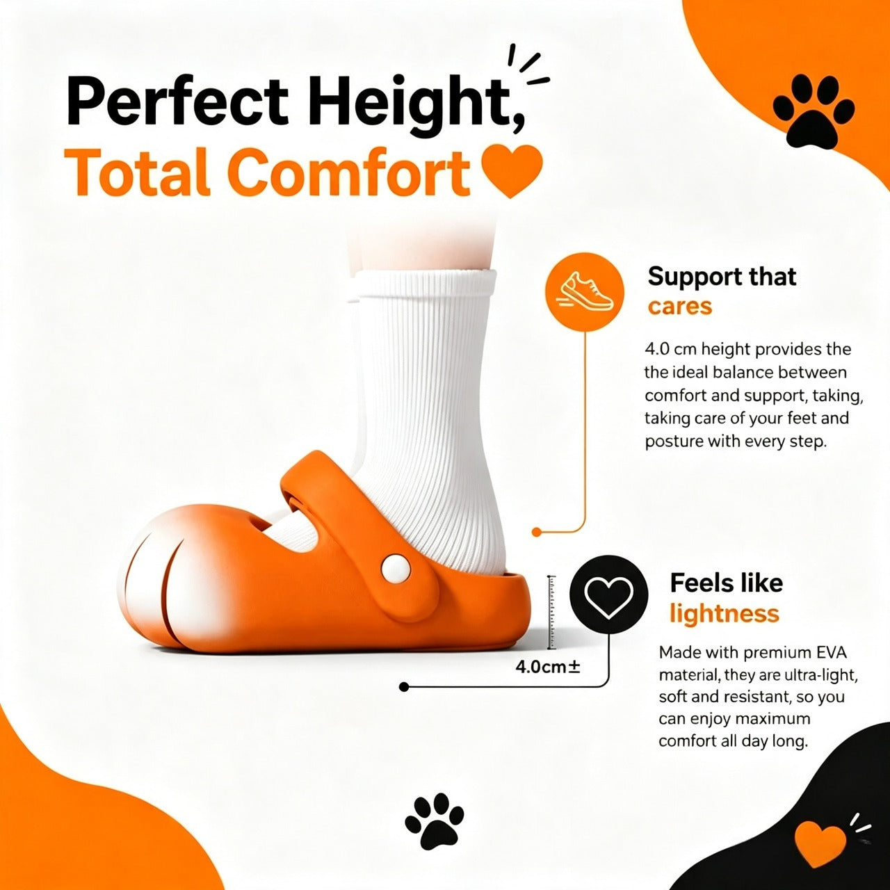 Kids Clogs Playful Cat Sandals for Breathable Summer