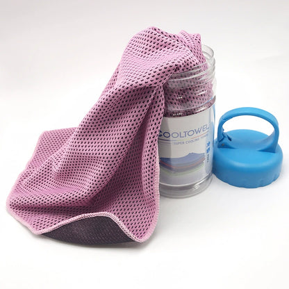 Double Layer Honeycomb Instant Cooling Sport Towel