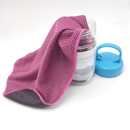 Double Layer Honeycomb Instant Cooling Sport Towel