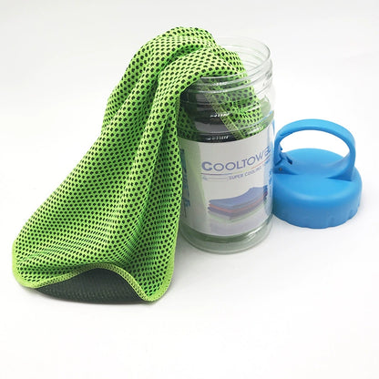 Double Layer Honeycomb Instant Cooling Sport Towel