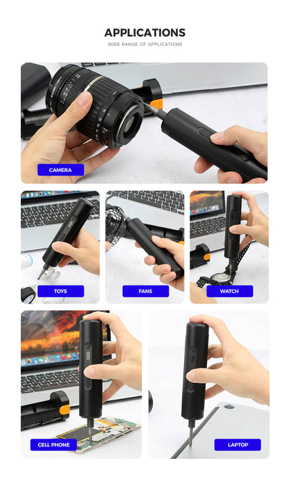 35-in-1 Cordless Electric Screwdriver Set with 3 Torque Settings | OEM Precision Tool for Retail & Wholesale