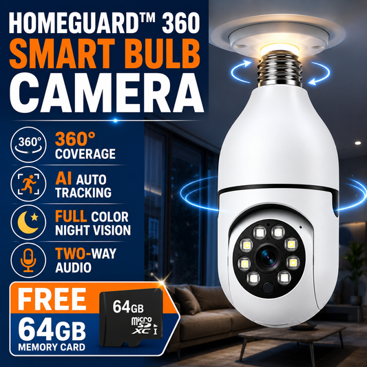 HomeGuard™ 360 Bulb Camera