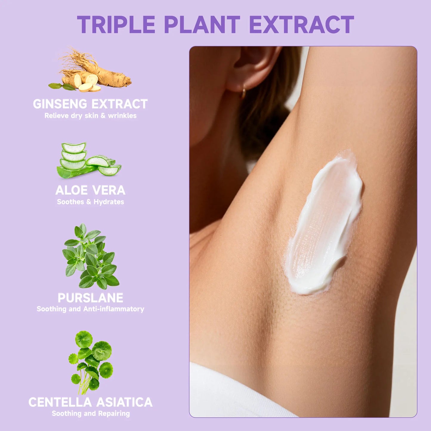 PHOFAY Painless Hair Removal Cream for Sensitive Skin