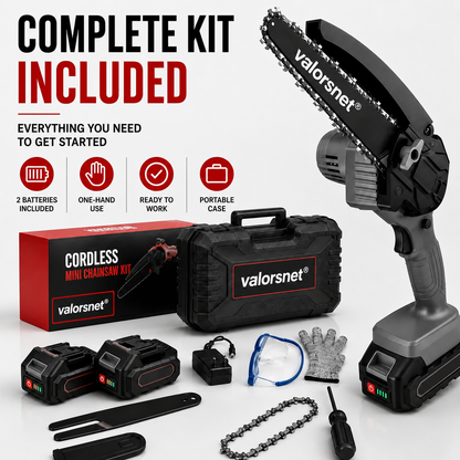 🔥 Cordless Mini Chainsaw – Small Size, Big Power – Free Shipping 🚚