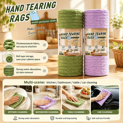 Reusable Kitchen Cleaning Cloths – 20-Piece Tear-Off Roll