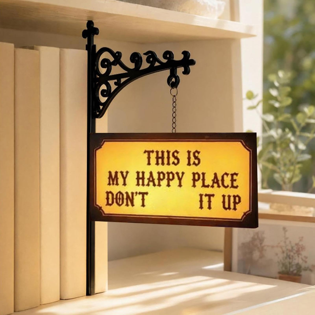 Vintage LED Library Lantern 📚 Cozy Bookshelf Light & Gift For Book Lovers