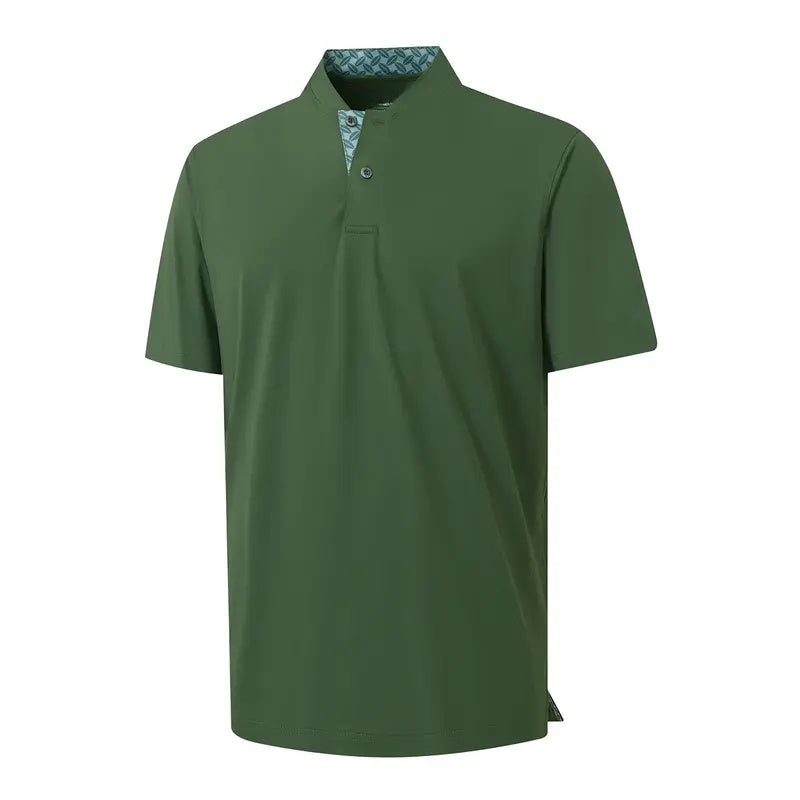 Men's Golf Shirts - Moisture-Wicking Casual Henley