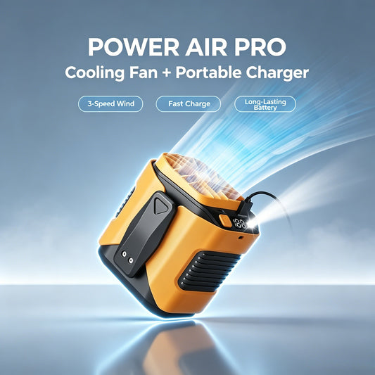 Personal Portable Waist Clip Fan 🔥💨 - Perfect for Staying Cool On-the-Go!