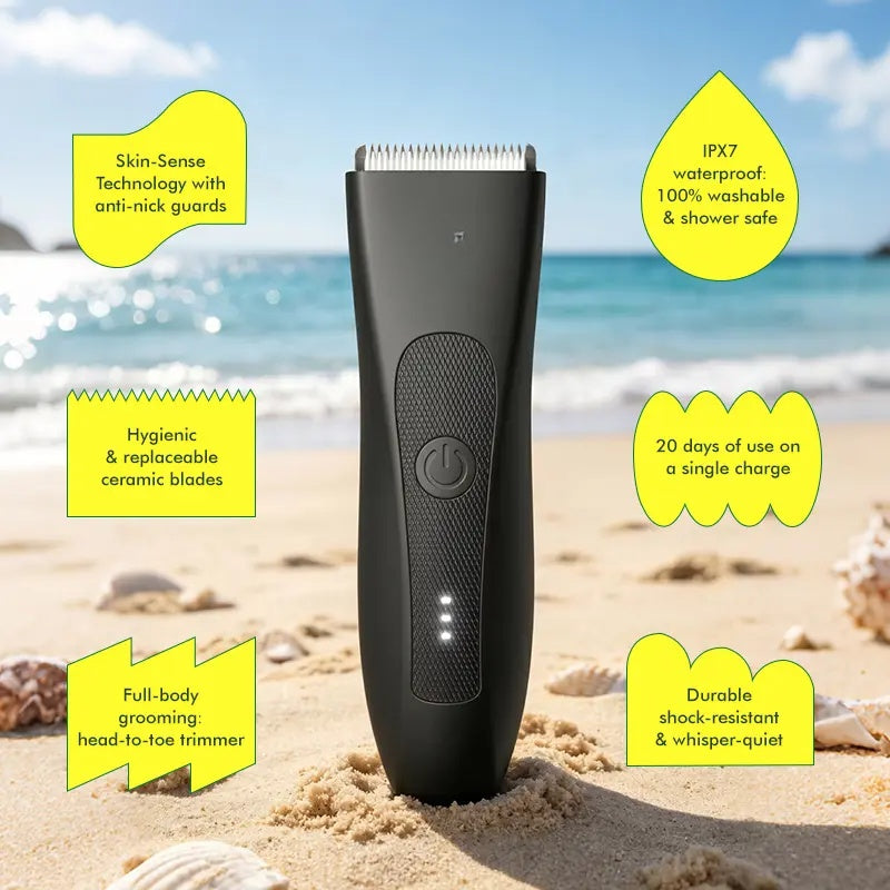 Manspot 4 in 1 Electric Body & Hair Shaver for Men