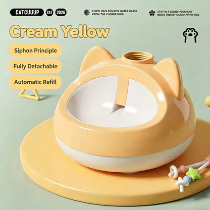 Gravity Pet Water Dispenser | Automatic Cat Water Bowl | No Electricity