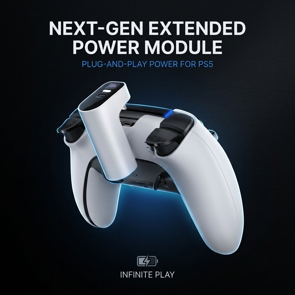 🎁Must-Have for PS5 Gamers | 2000mAh USB-C External Charger Battery Pack