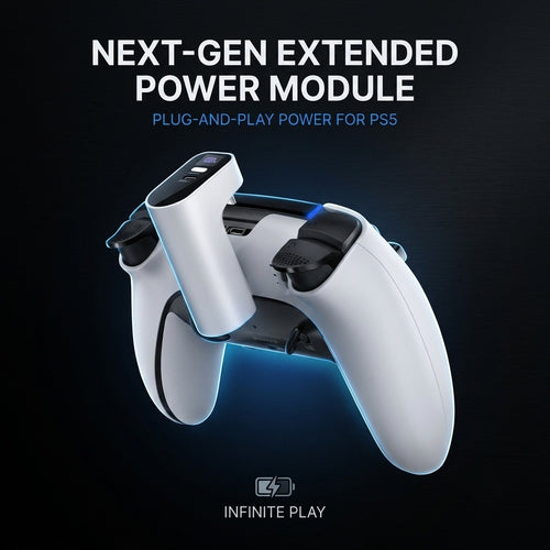 🎁Must-Have for PS5 Gamers | 2000mAh USB-C External Charger Battery Pack